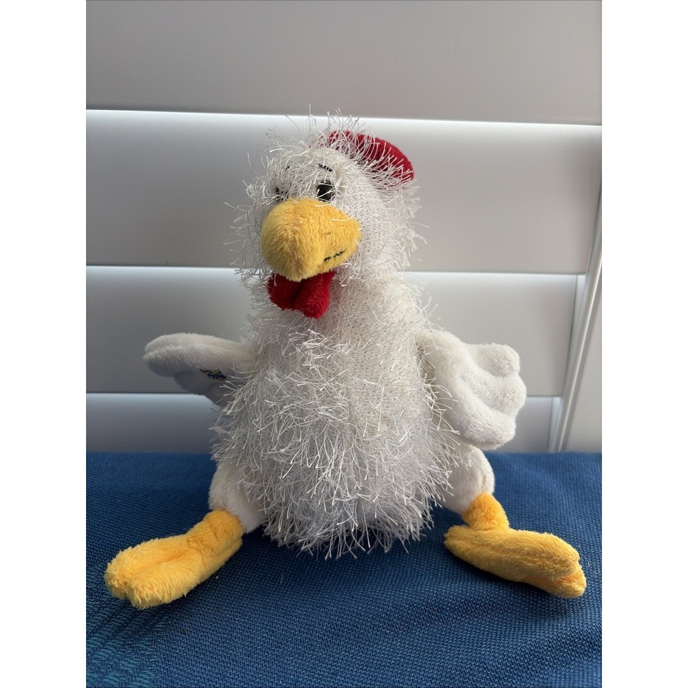 Ganz Webkinz Chicken HM205 Plush 8" Rooster Stuffed Animal No Code